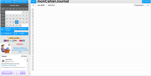 Cahier journal logiciel mac